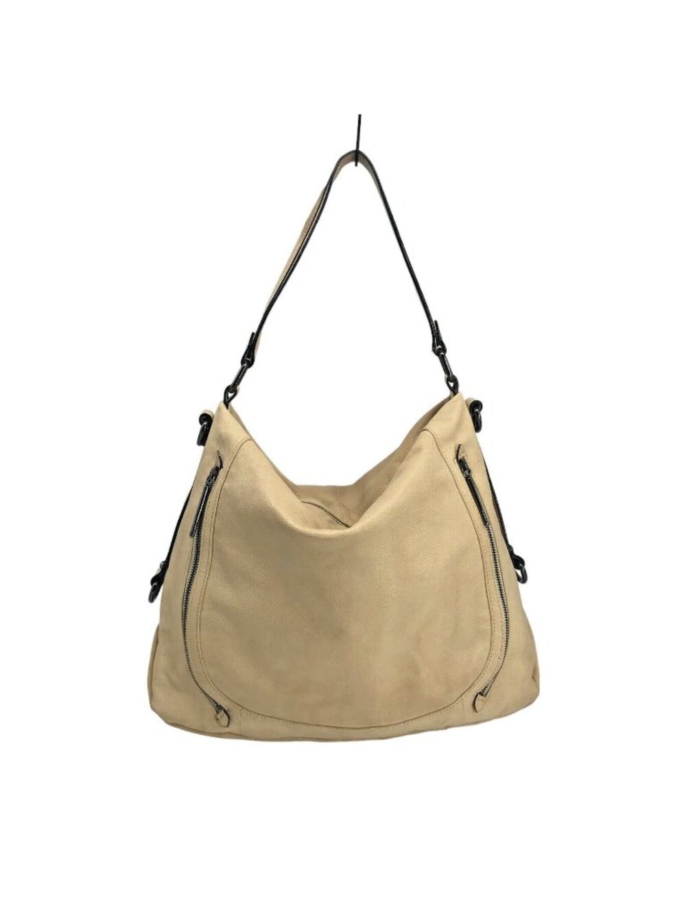 ELLIOTT LUCCA Shoulder Bag Creamy Tan Leather Large 15 X 12